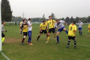 Goalmouth action from the draw against Bury B