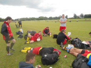 In a shot that echoes through the years, WIFC regroup between matches at WorldNET 2012.